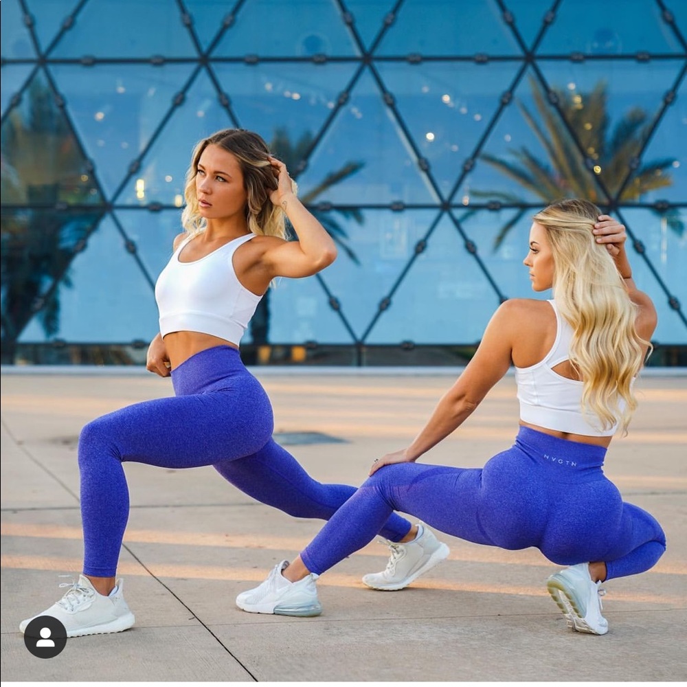 NVGTN electric Blue Contour Leggings